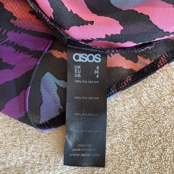 ASOS Animal Print Sleeveless Top - Size S - Picture 8 of 8